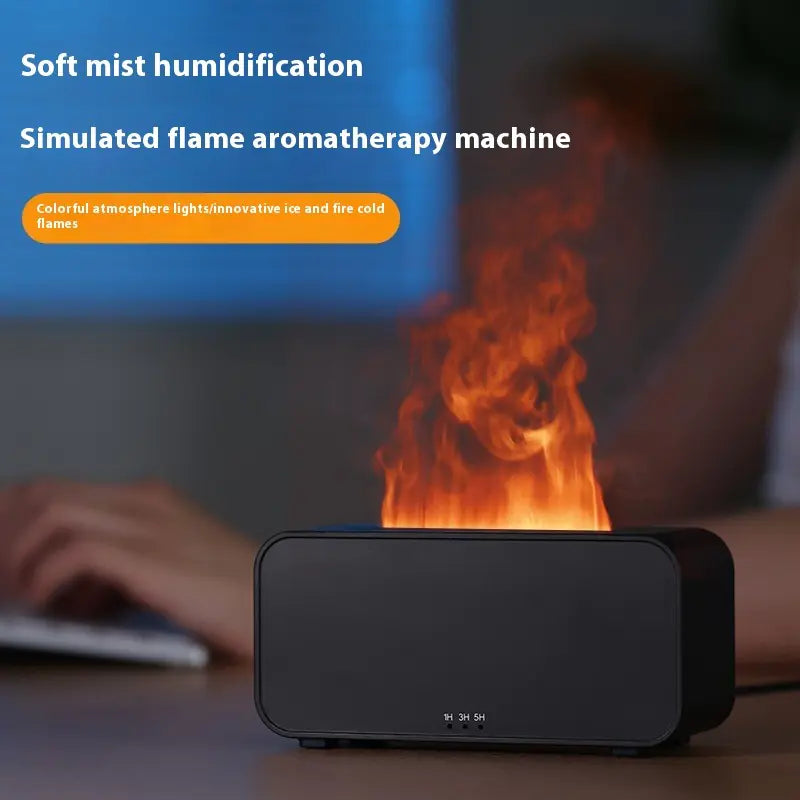 Timing Simulation Aroma Diffuser Flame Humidifier
