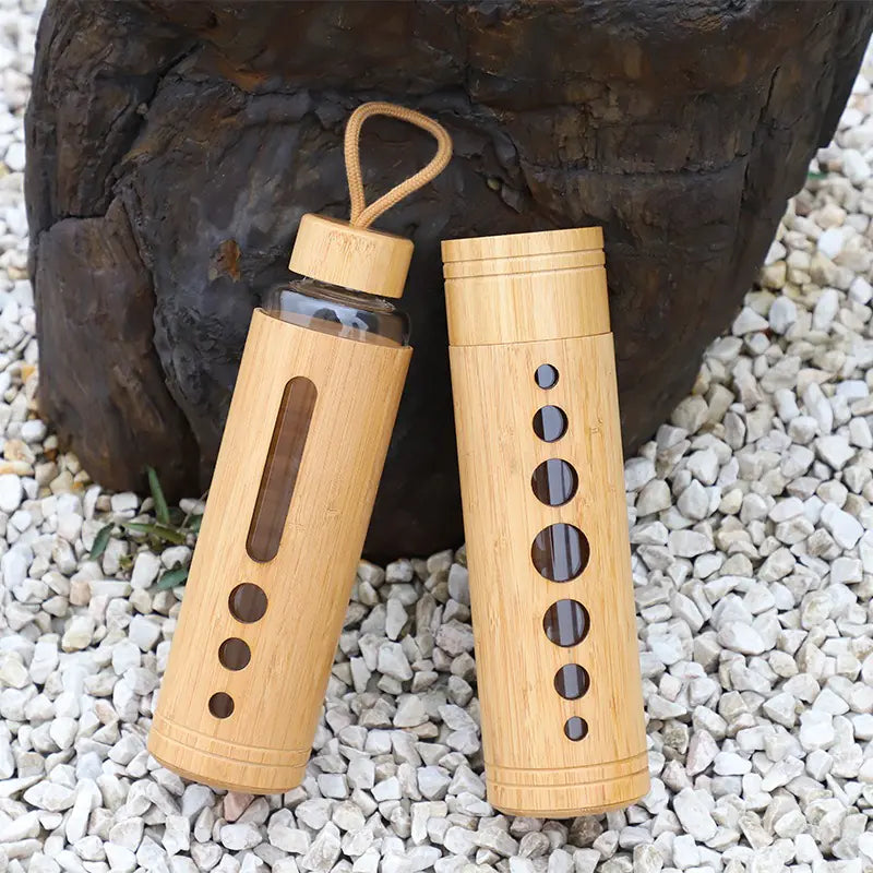 Bamboo Luxe Glass Bottle