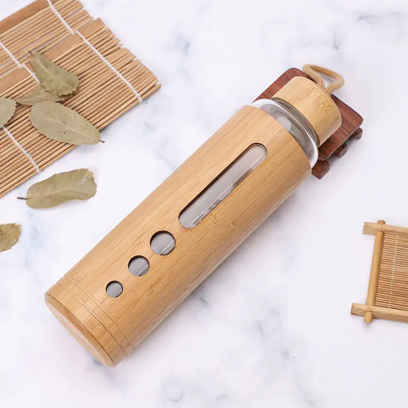 Bamboo Luxe Glass Bottle